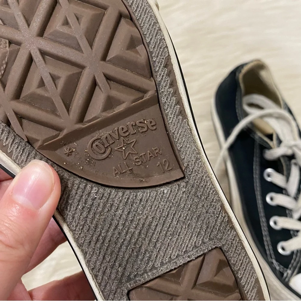 Converse Black Low Top Chuck Taylor All Star Shoes Sneakers